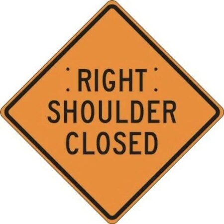 Accuform ROLLUP CONSTRUCTION SIGN RIGHT FRC317MV FRC317MV